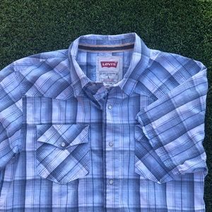 Men’s Levi’s snap-button polo